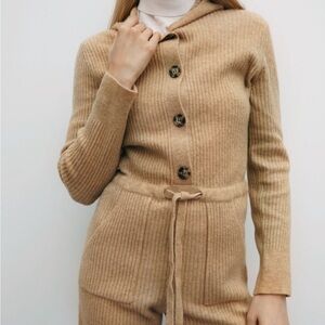 Zara Hooded Knit Romper